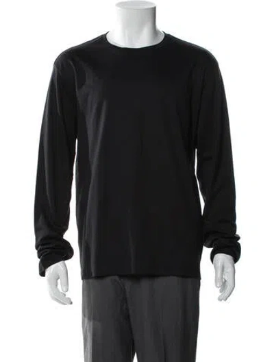 Pre-owned The Row Crew Neck Long Sleeve T-shirt In Blue