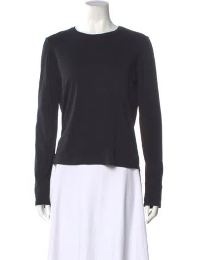 Pre-owned The Row Crew Neck Long Sleeve T-shirt In Gray