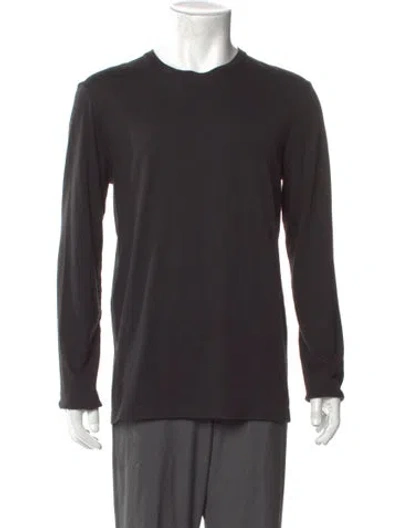 Pre-owned The Row Crew Neck Long Sleeve T-shirt In Gray