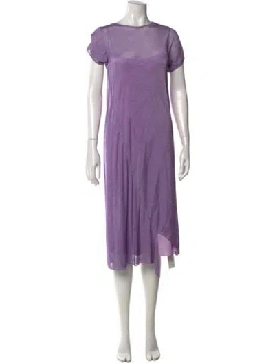 Pre-owned The Row Crew Neck Midi Length Dress