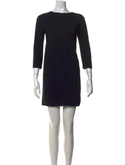 Pre-owned The Row Crew Neck Mini Dress W/ Tags In Black