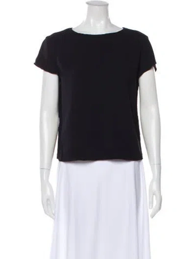 Pre-owned The Row Crew Neck Short Sleeve T-shirt In Black