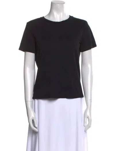 Pre-owned The Row Crew Neck Short Sleeve T-shirt In Black