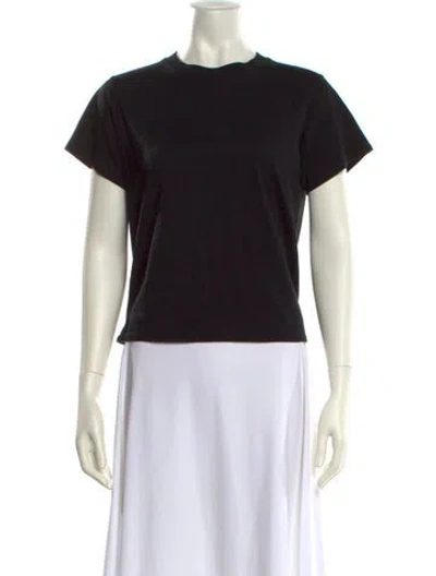 Pre-owned The Row Crew Neck Short Sleeve T-shirt In Black