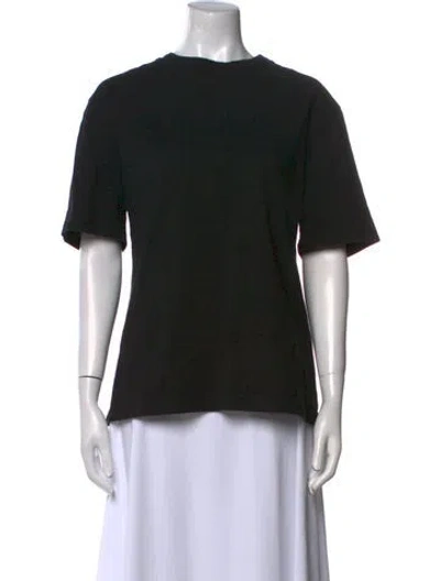 Pre-owned The Row Crew Neck Short Sleeve T-shirt In Black