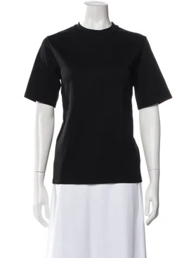 Pre-owned The Row Crew Neck Short Sleeve T-shirt In Black