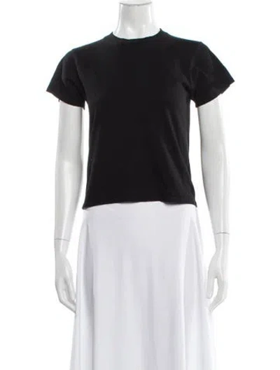 Pre-owned The Row Crew Neck Short Sleeve T-shirt In Black