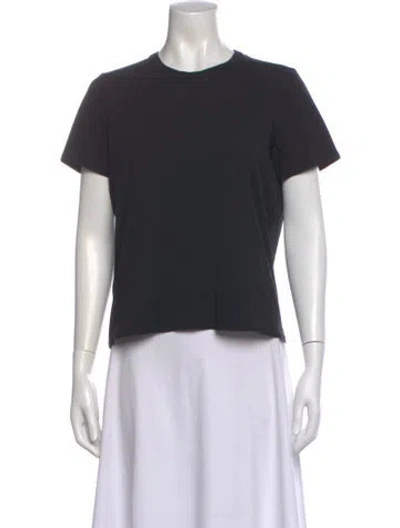 Pre-owned The Row Crew Neck Short Sleeve T-shirt In Black