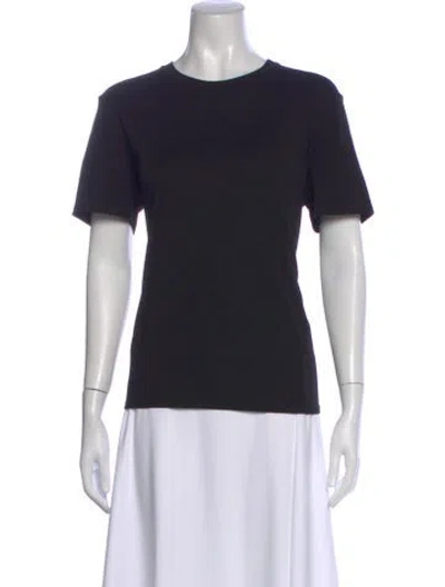 Pre-owned The Row Crew Neck Short Sleeve T-shirt In Black