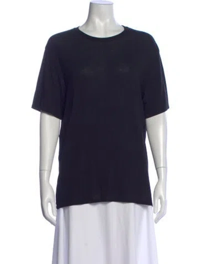 Pre-owned The Row Crew Neck Short Sleeve T-shirt In Black