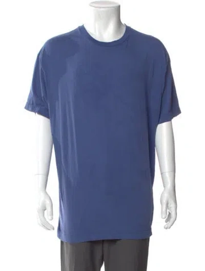 Pre-owned The Row Crew Neck Short Sleeve T-shirt In Blue