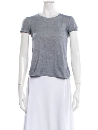 Pre-owned The Row Crew Neck Short Sleeve T-shirt In Blue
