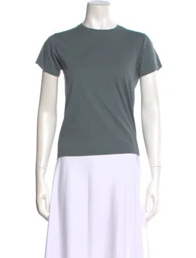 Pre-owned The Row Crew Neck Short Sleeve T-shirt In Green