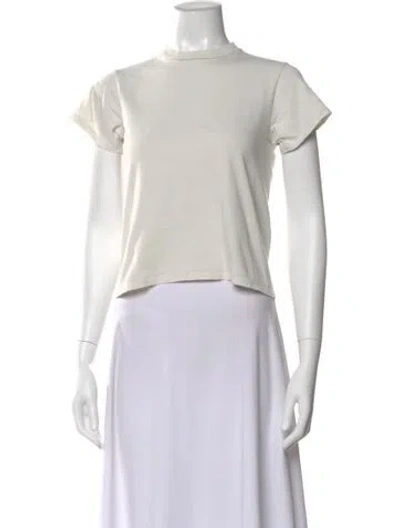 Pre-owned The Row Crew Neck Short Sleeve T-shirt In Neutral