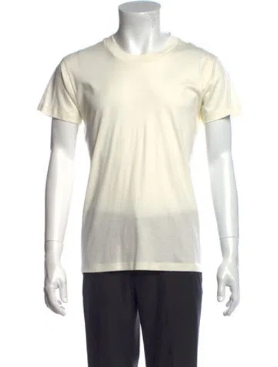 Pre-owned The Row Crew Neck Short Sleeve T-shirt In Neutrals