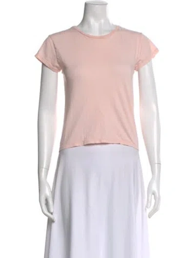 Pre-owned The Row Crew Neck Short Sleeve T-shirt In Pink