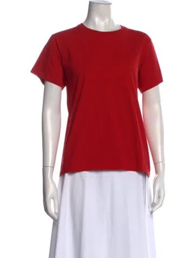 Pre-owned The Row Crew Neck Short Sleeve T-shirt In Red