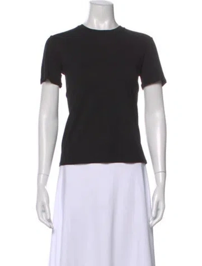 Pre-owned The Row Crew Neck Short Sleeve T-shirt W/ Tags In Black