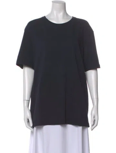 Pre-owned The Row Crew Neck Short Sleeve T-shirt W/ Tags In Blue