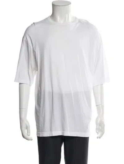 Pre-owned The Row Crew Neck Short Sleeve T-shirt In White