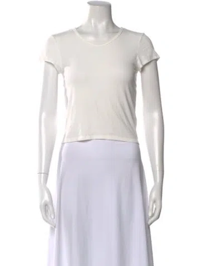 Pre-owned The Row Crew Neck Short Sleeve T-shirt In White