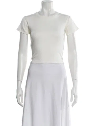 Pre-owned The Row Crew Neck Short Sleeve T-shirt In White