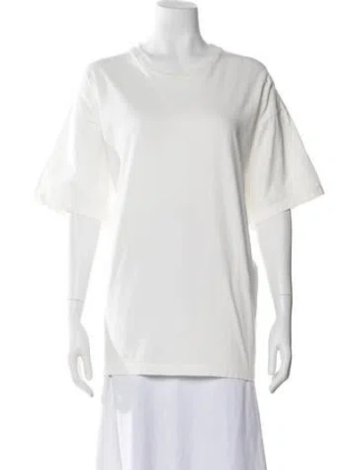 Pre-owned The Row Crew Neck Short Sleeve T-shirt In White