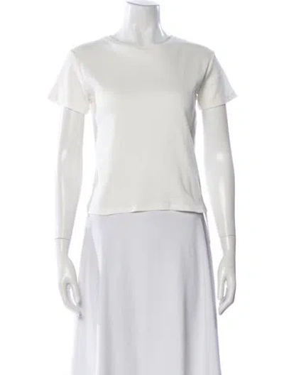 Pre-owned The Row Crew Neck Short Sleeve T-shirt In White