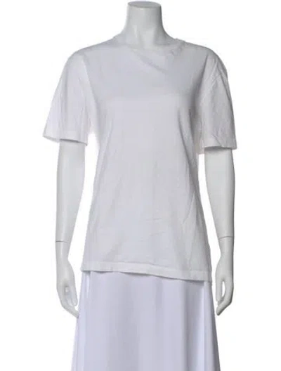 Pre-owned The Row Crew Neck Short Sleeve T-shirt In White