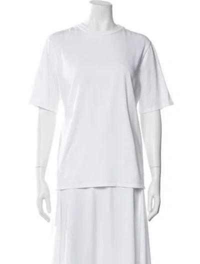 Pre-owned The Row Crew Neck Short Sleeve T-shirt In White