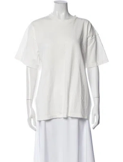 Pre-owned The Row Crew Neck Short Sleeve T-shirt In White