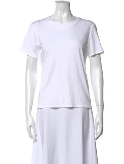 Pre-owned The Row Crew Neck Short Sleeve T-shirt In White
