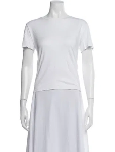Pre-owned The Row Crew Neck Short Sleeve T-shirt In White
