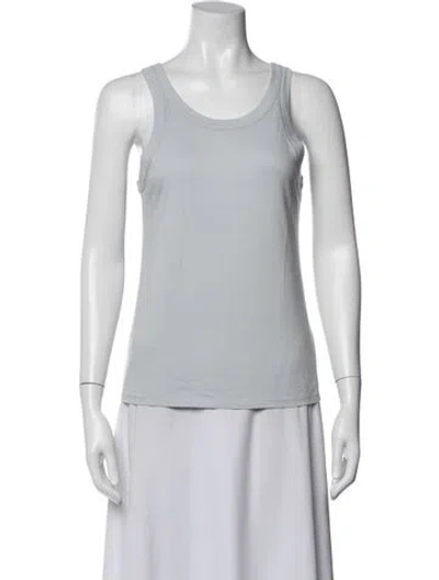 Pre-owned The Row Crew Neck Sleeveless Top In Blue