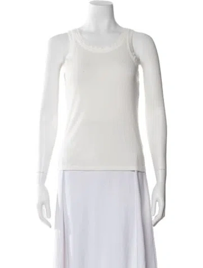 Pre-owned The Row Crew Neck Sleeveless Top In Neutral
