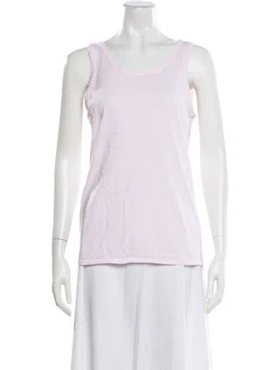 Pre-owned The Row Crew Neck Sleeveless Top In Pink
