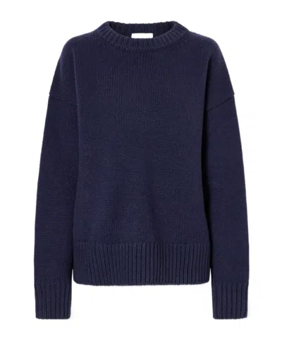 The Row Crew Neck Sweater In Black