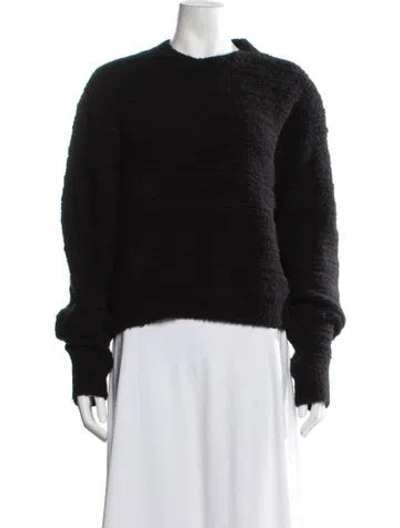 Pre-owned The Row Crew Neck Sweater In Black