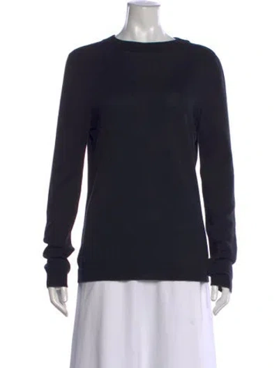 Pre-owned The Row Crew Neck Sweater In Black