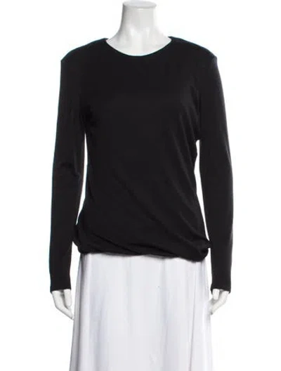 Pre-owned The Row Crew Neck Sweater In Black
