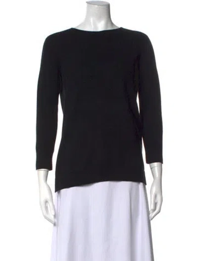 Pre-owned The Row Crew Neck Sweater In Black