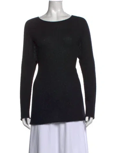 Pre-owned The Row Crew Neck Sweater In Black