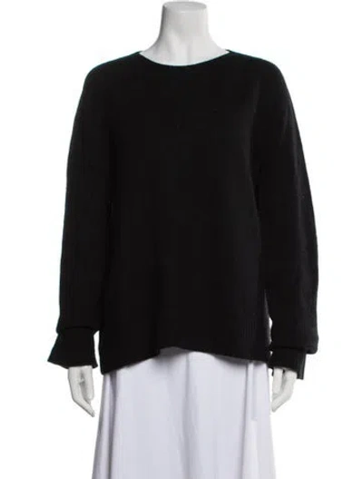 Pre-owned The Row Crew Neck Sweater In Black