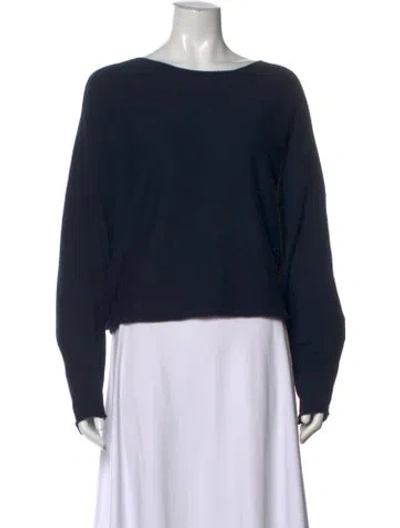 Pre-owned The Row Crew Neck Sweater In Blue