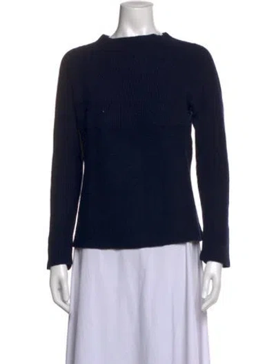 Pre-owned The Row Crew Neck Sweater In Blue