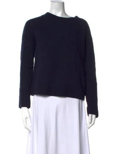 Pre-owned The Row Crew Neck Sweater In Blue