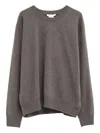 The Row Misael Cashmere Sweater In Brown