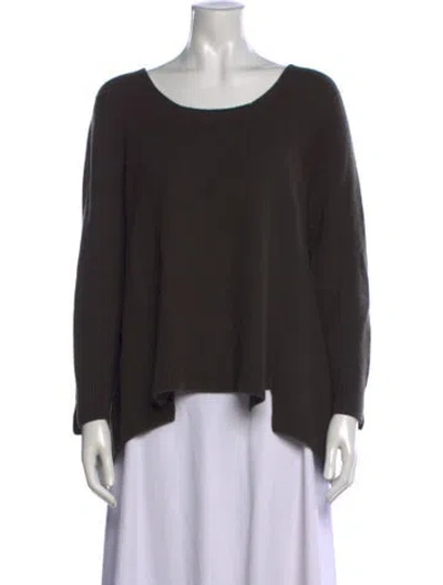 Pre-owned The Row Crew Neck Sweater In Green