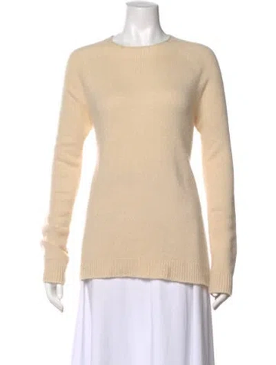 Pre-owned The Row Crew Neck Sweater In Neutral