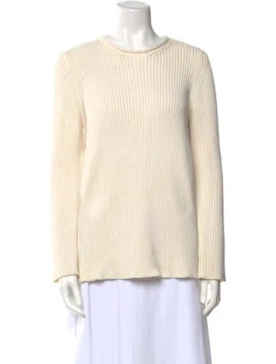 Pre-owned The Row Crew Neck Sweater In Neutral